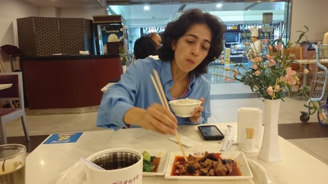 Cindy likes airport food