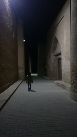 Khiva streets at night