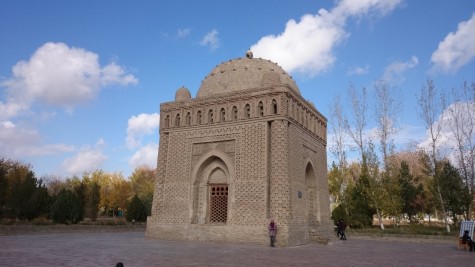 Mausoleum in park